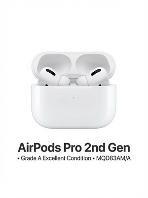 Apple AirPods Pro 2nd Generation MagSafe Case Grade A Excellent Condition MQD83A