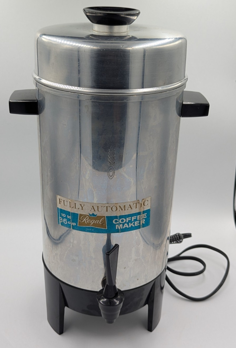 Urn Percolator Model 7036 Stainless Vintage Untested Heats Up