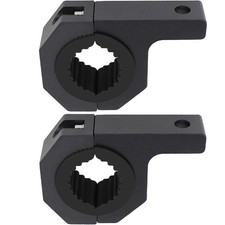 Universal Bull Bar Clamp Mounting Kit-2PCS Heavy Duty LED Light Bar Brackets ...