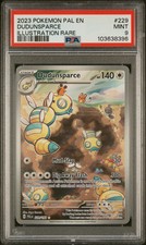 2023 POKEMON PAL EN-PALDEA EVOLVED ILLUSTRATION RARE #229 DUDUNSPARCE PSA 9