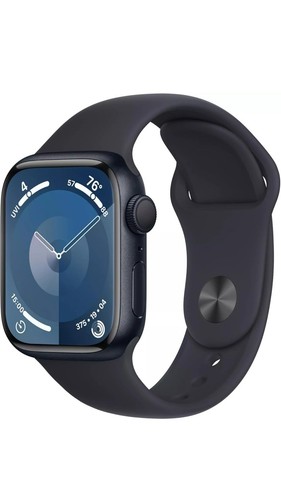 Apple Watch Series 9 GPS 45mm con Cassa Alluminio Midnight Sport Cinturino M/L - Foto 10 di 11
