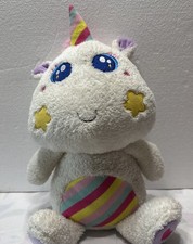 Hug Me White Unicorn Plush Valentine's Stuffed Animal Soft Rainbow H4