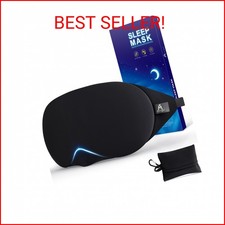 Mavogel Cotton Sleep Mask - Updated Design Light Blocking Sleep Eye Mask, Soft a