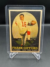Frank Gifford Cards, Rookie Cards and Autographed Memorabilia Guide 23