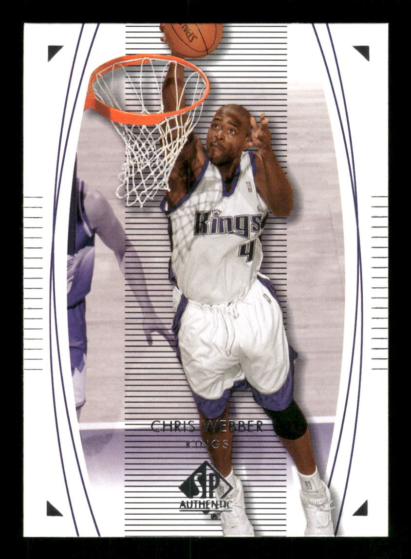 Chris Webber 2003-04 SP Authentic #73 Sacramento Kings NM