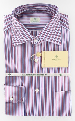 Luigi Borrelli Rot Hemd 15.75/40