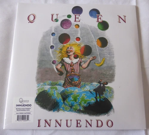 QUEEN - INNUENDO BRAND NEW SEALED 180 GRM HALF-SPEED MASTERED VIRGIN DOUBLE LP