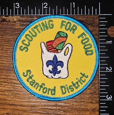 Stanford District Pacific Skyline Council Scouting for Food BSA Patch 