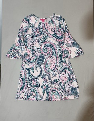 Lilly Pulitzer Women s Ophelia Swing Dress Pink Tropics Paisley Size XS