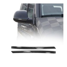 Spiegelkappen Leiste für VW Multivan T5 2010-2015 Kohlefaser Schwarz 2tlg