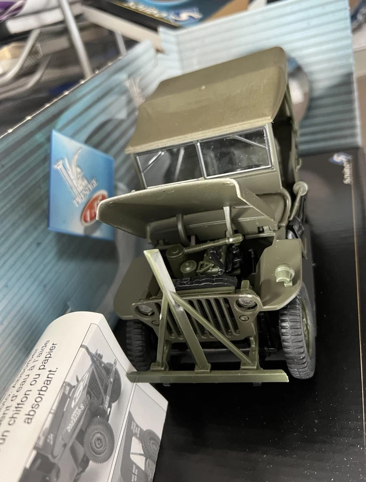 Jeep Willy US Army Solido Ref: 8075 1:18 dans sa boite d'origine - Photo 4/4