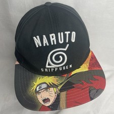 Naruto Shippuden Officially Licensed Snapback Hat Graphic Brim Cap Anime Manga