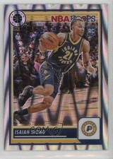 2023-24 Panini NBA Hoops Premium Stock Seismic Prizm Isaiah Wong #139 19yg