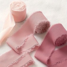 3 Rollen Chiffonband Organza Schleifenband Hochzeit Geschenkverpackung DIY