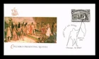 US COVER COLUMBUS PRESENTING NATIVES 500TH ANNIVERSARY FDC FLEETWOOD