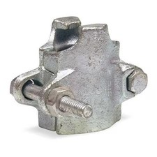 Zoro Select 3Lz09 Hose Clamp, Carbon Steel, 1-1/2", 2 Bolts,  3Lz09