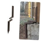Fence Post Anchor Repair Kit Angle Adjust Concrete Base Avoid Design Pack of 1