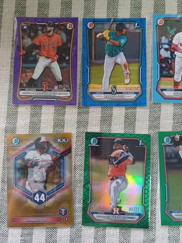 Massive 2026 Bowman Baseball Lot (371)! 1st BOWMAN CHROMES, Refractors, #/,...