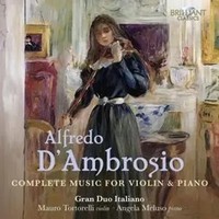 D'ambrosio:Complete Music For Violin & Piano | Various | Audio-Cd | Cd | 2022