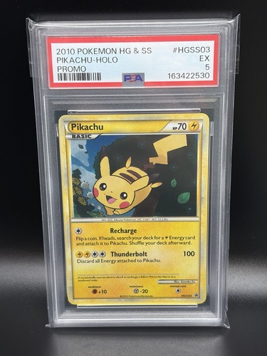 Pikachu graded PSA 5 for sale on eBay