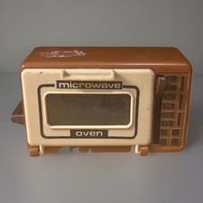 1980's ARCO PLASTIC Dollhouse MICROWAVE OVEN Makes Sound