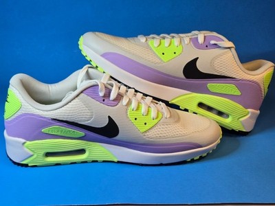 NIKE AIR MAX 90 パープル ホワイト ゴルフシューズ Nike Air Max 90 Golf White Black Lilac Barely Grape CU9978 109