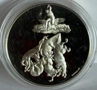 1970  silver The Fall of Phaethon  41  gram .925  Proof coin lot #37