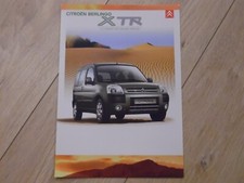Catalogue CITROEN BERLINGO XTR – 2 pages