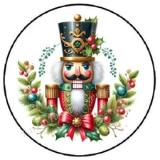 CHRISTMAS NUTCRACKER ENVELOPE SEALS LABELS STICKERS PARTY FAVORS