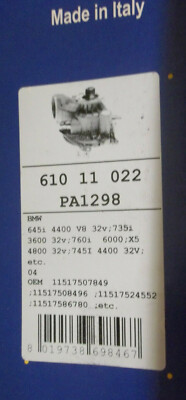 Engine Water Pump - Saleri PA1298