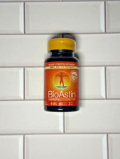 BioAstin Hawaiian Astaxanthin 4mg 60 Soft Gels EXP JUNE 2027