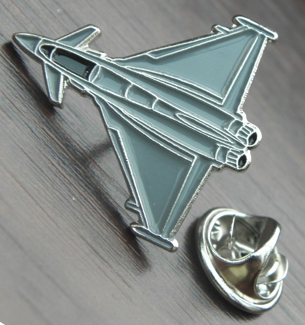 Euro Fighter Plane Pilot Lapel Pin Badge Air Force Aeroplane Brooch eBay