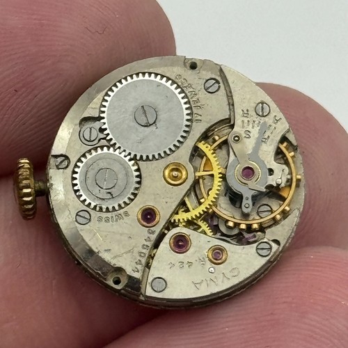 19.7mm Cyma R.424 J W Benson Manual Wind Watch Movement Swiss Vintage PARTS - Picture 5 of 18