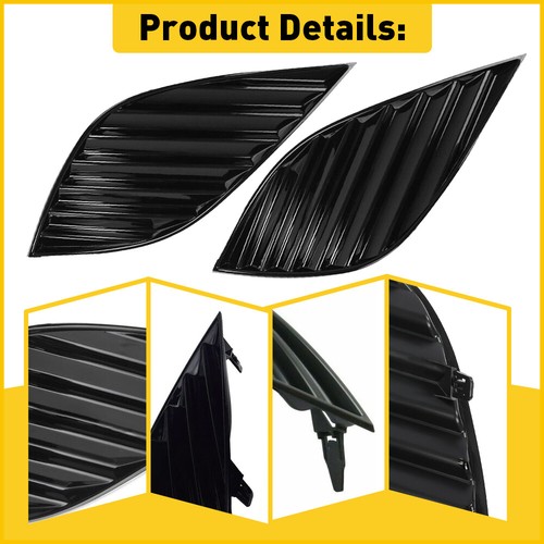 2018 2019-2020 1Pair Front Bumper Fog Light Cover Bezel For Toyota Camry SE XSE - Imagen 4 de 9