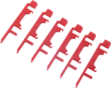 BIKESERVICE Fork Seal Repair Kit 6 Pieces #BSD00356RP1