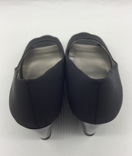 Bandolino Women's Peep Toe Wedge Pump Black Sz 9.5M - Picture 9 of 10