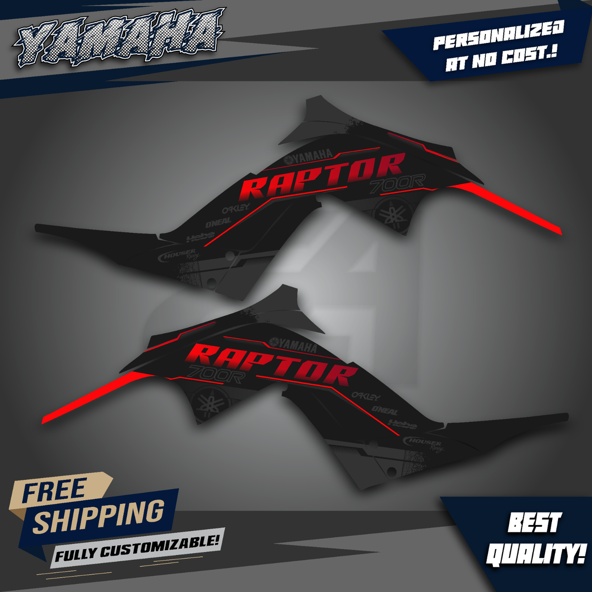 Yamaha Raptor 700 2006-2012 Graphics Kit 700R Stickers