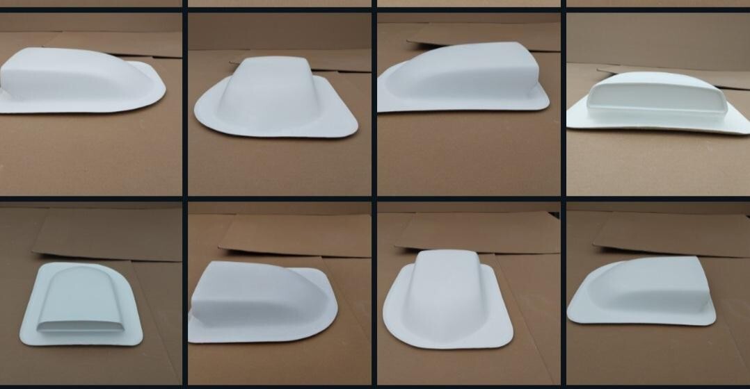 Pontiac  WHITE  TRANS AM Shaker Hood Scoop TA Firebird  early style