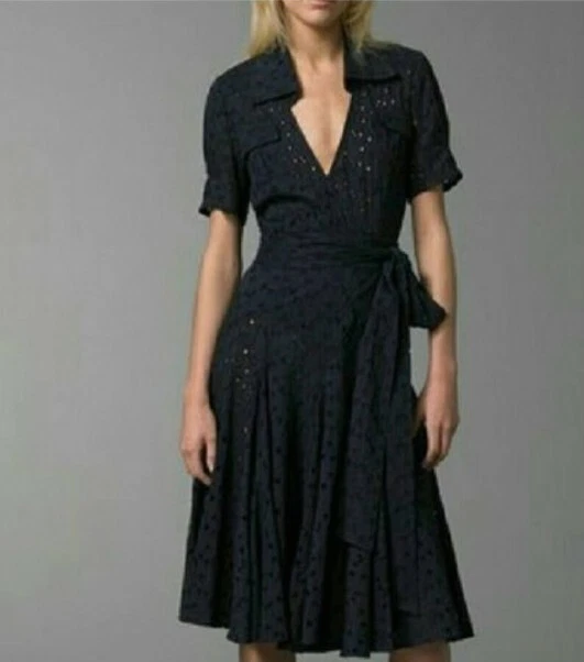 Dvf hotsell eyelet dress