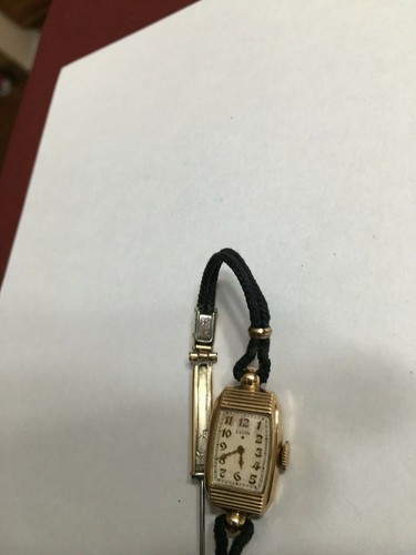Vintage Working Swiss ELGIN 10K GOLD FILLED Watch and Vintage MORMAC 10K GF Band - Picture 9 of 12