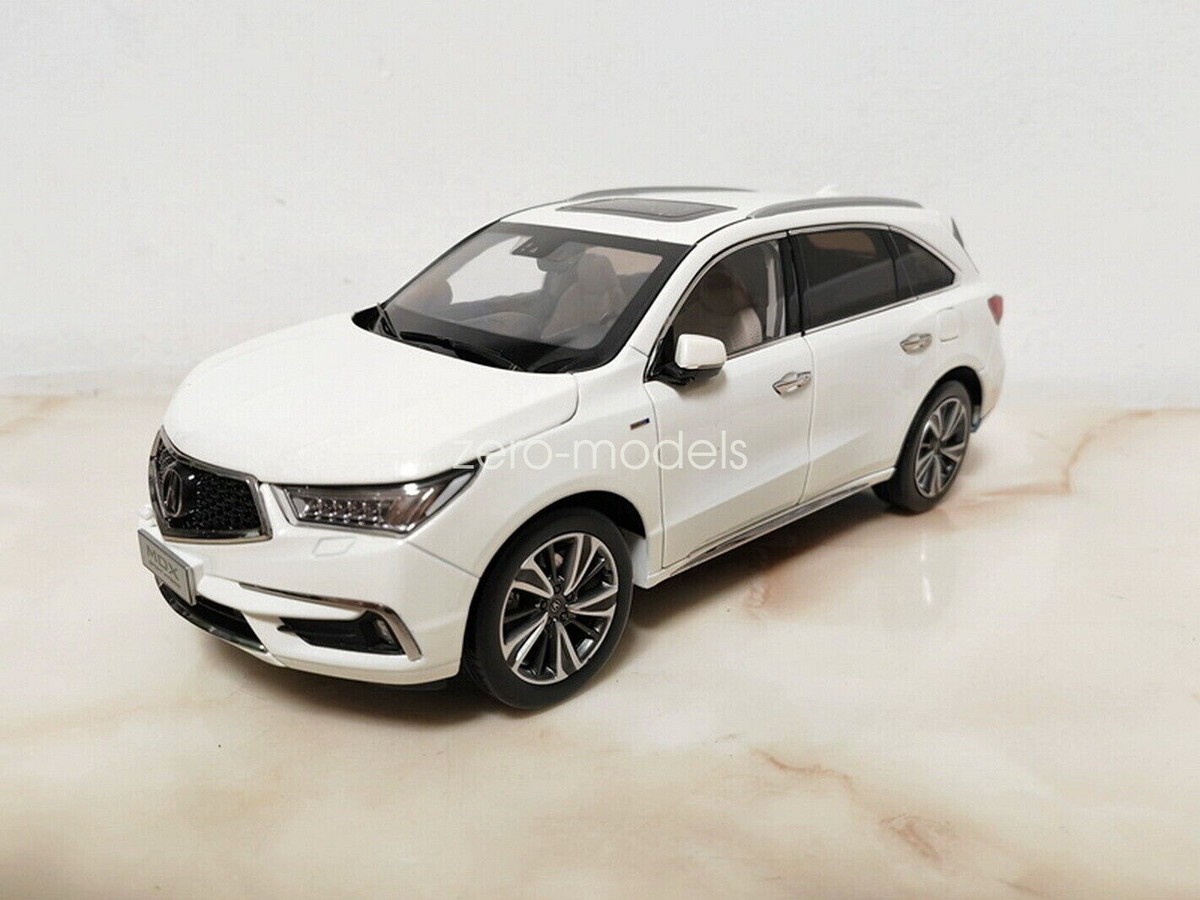 ホンダ - HONDA US ACURA MDX ミニカー 1/18 Scale Honda ACURA MDX White Diecast Car Model kids Toy