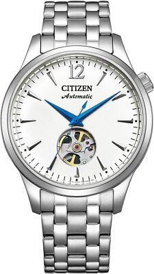 【極美品】CITIZEN CASE F.R GERMANY　【電池交換済み】 Citizen Watch Citizen Collection Mechanical Open Heart NH9131-73A