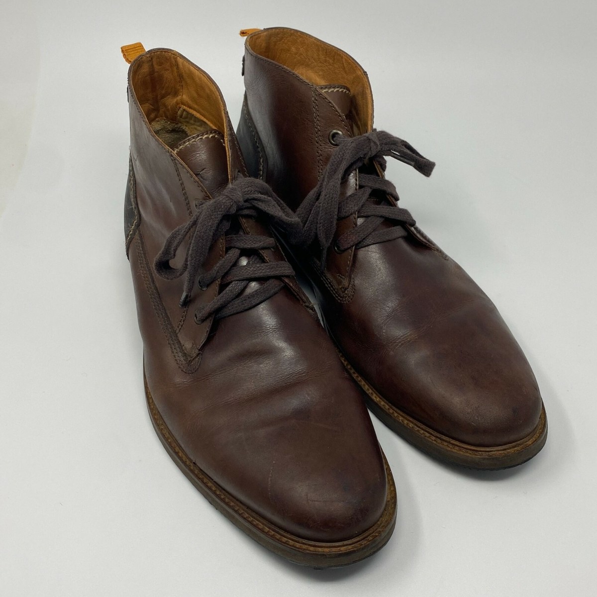 Tommy Bahama Mens Brown Leather Chukka Boots Size 13 M  display picture 3