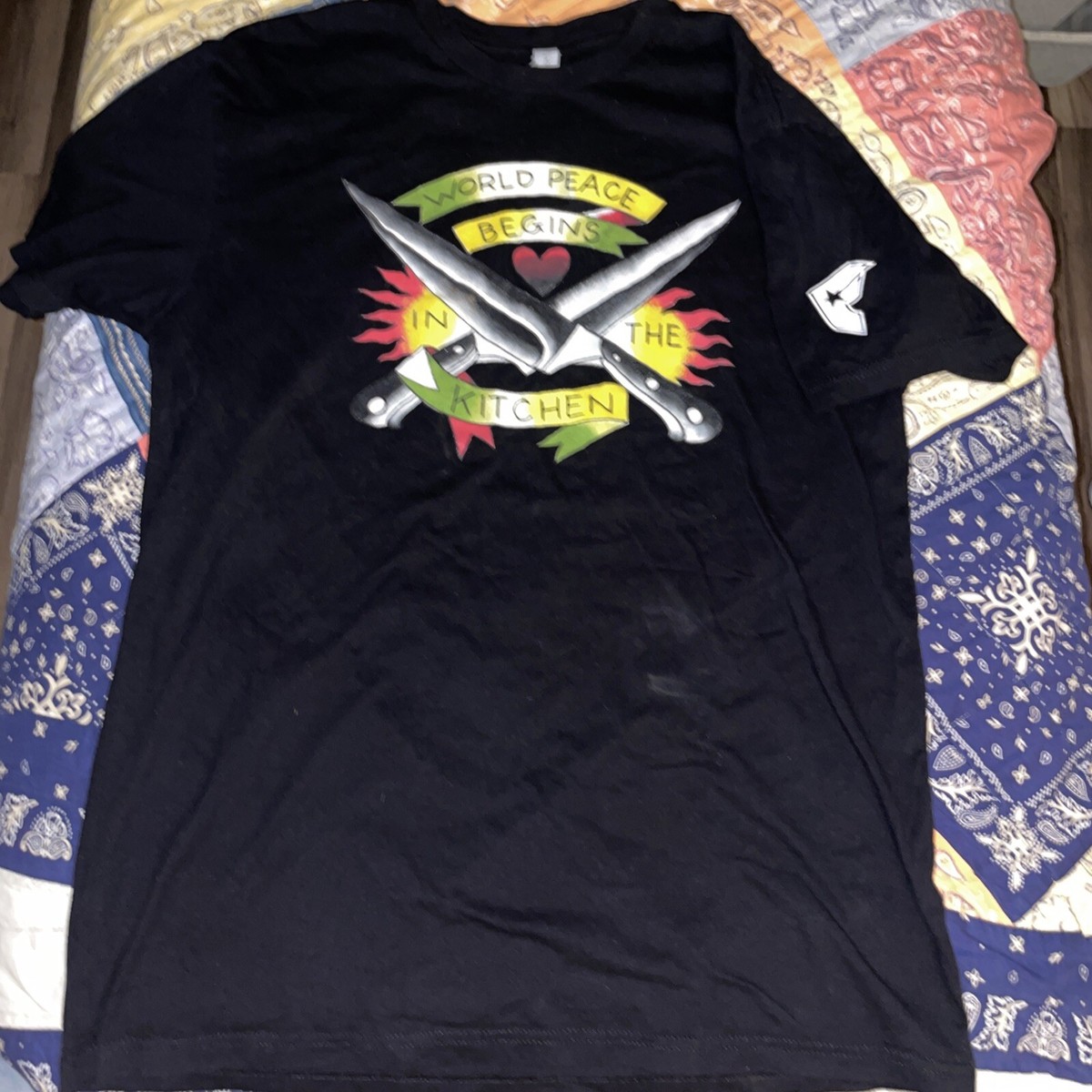 Crossroads LA X Famous Stars And Straps T-Shirt Large Black | eBay