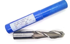 FastCut 2 Flute HSS 7/8" Ball End Mill 7/8" Shank LOC 3" R.H.