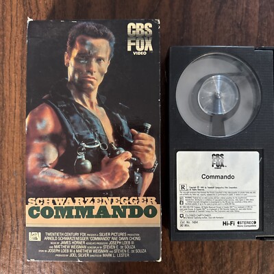 Commando BetaMax (Hi-Fi) Stereo Arnold Schwarzenegger Movie