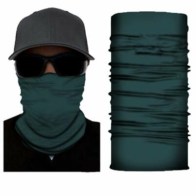 Face Mask Shield Protective Neck Warmer Multi Use All Purpose Solid