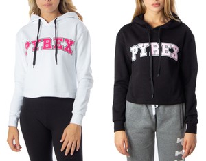 felpa pyrex rosa con cappuccio