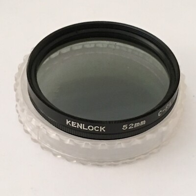 KENLOCK 52mm CIRCULAR POLARIZER SCREW IN FILTER, IN ITS CASE MADE IN ...