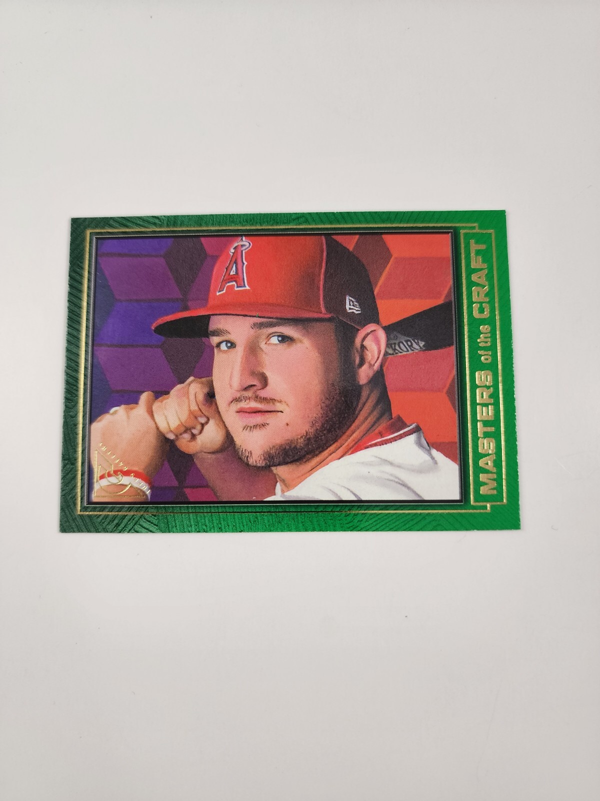 Mike Trout 2021 Topps Gallery #MTC-14 Green Parallel /250 Masters - LA Angels